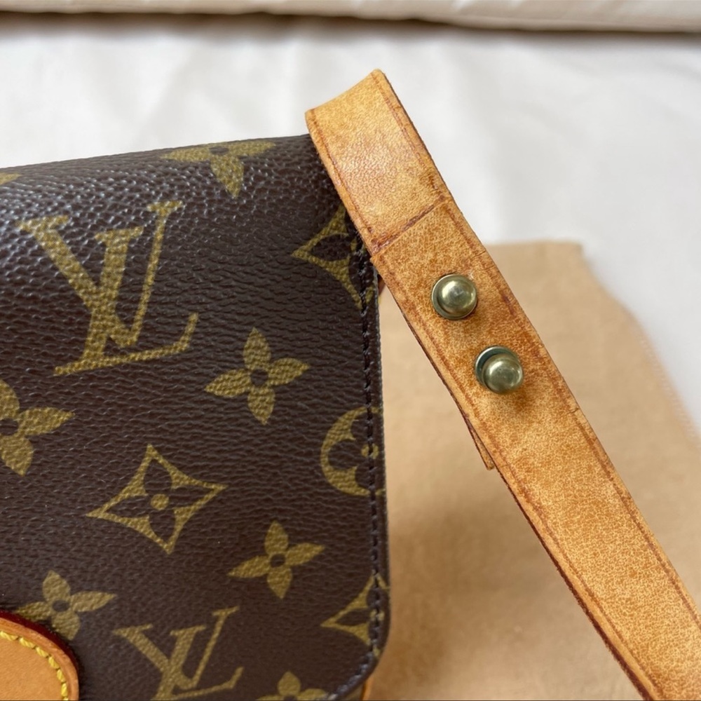 SALE 🌹 Louis Vuitton 1988 Cartouchiere GM Monogram Shoulder Handbag - Picture 14 of 16